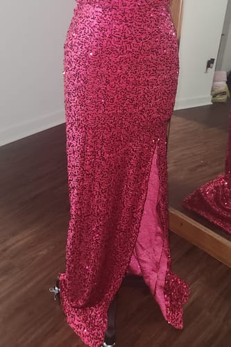 Customer photo review of Low Cost Sequins Velvet