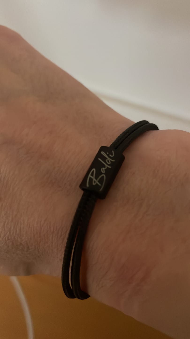 Customer photo review of Gravur Armband WUNSCHGRAVUR