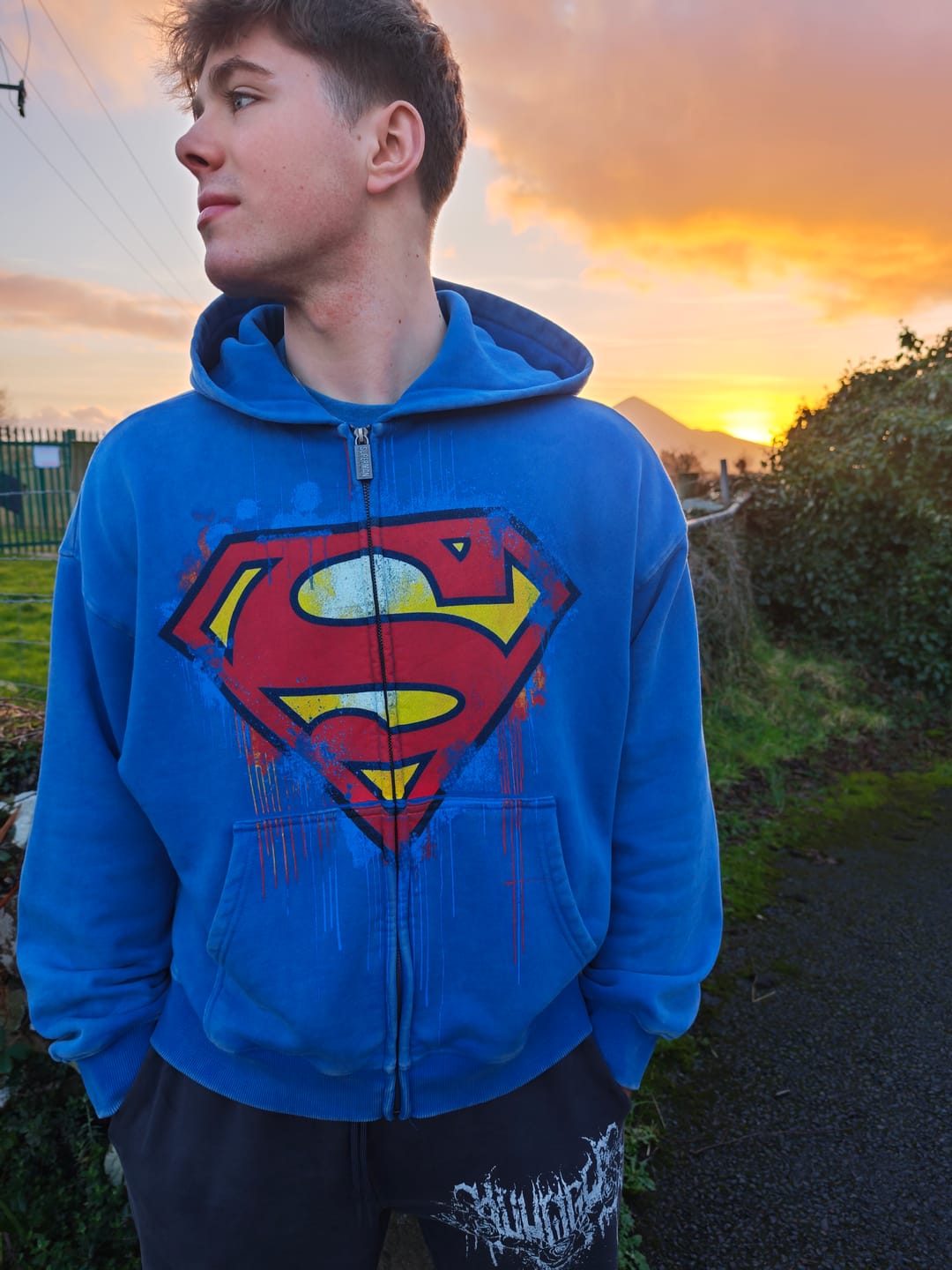 Customer photo review of 5011 - Superman Drip Zip-Ups