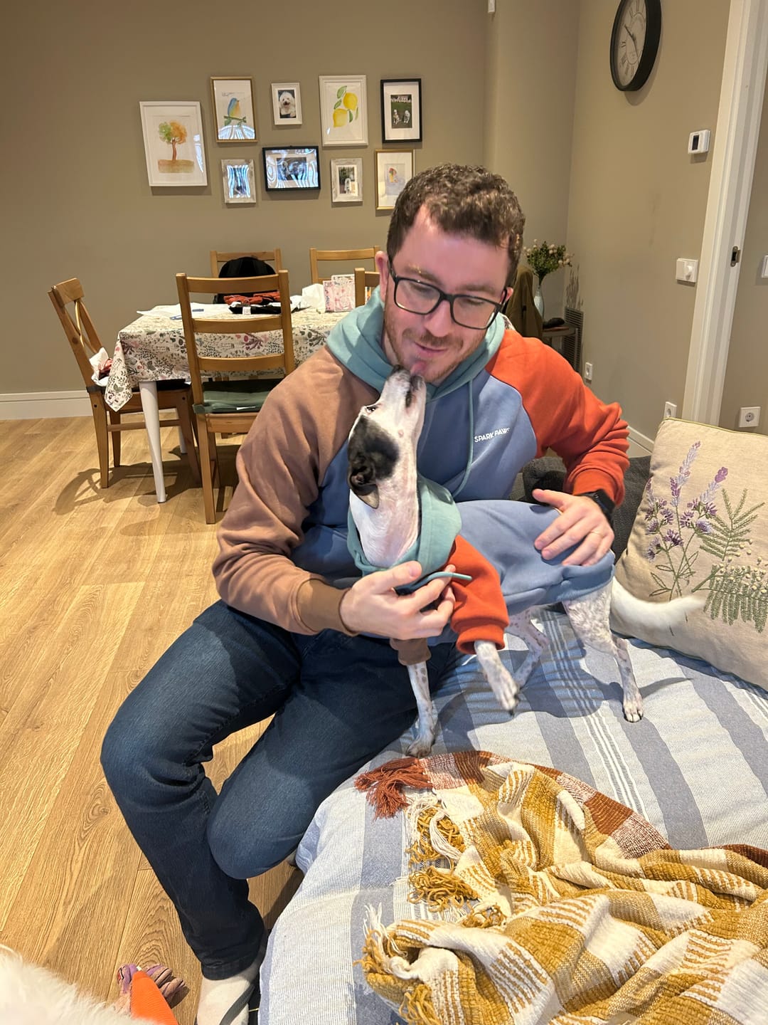 Customer photo review of Alpine Dog Hoodie