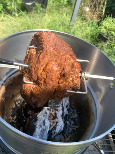 Customer photo review of Rotisserie & Dome Extension