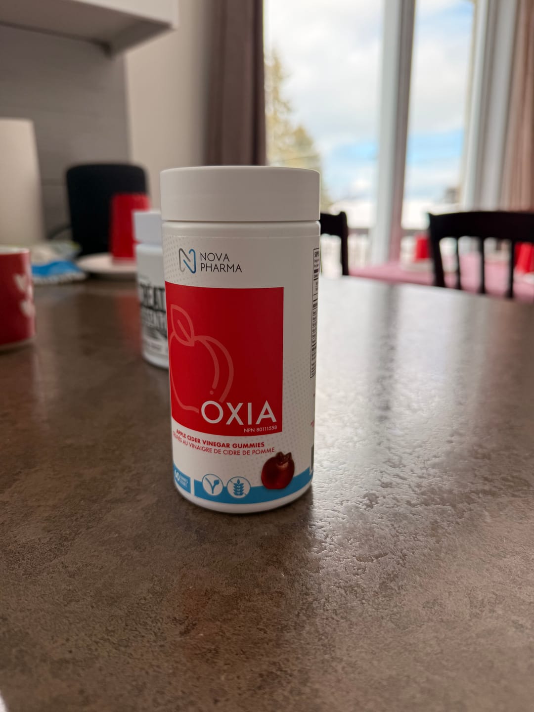 Customer photo review of Nova Pharma - Oxia - Jujubes au Vinaigre de Cidre de Pomme - 60 Gummies