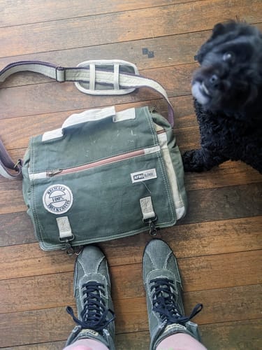 Customer photo review of Outpost Messenger Bag