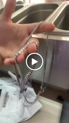 Reseña con vídeo de un cliente sobre Cadena Miami Cuban 5mm