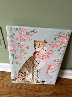 Customer photo review of The pink ribbon | Paint by Number