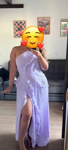 Customer photo review of Serelina Maxi Dress