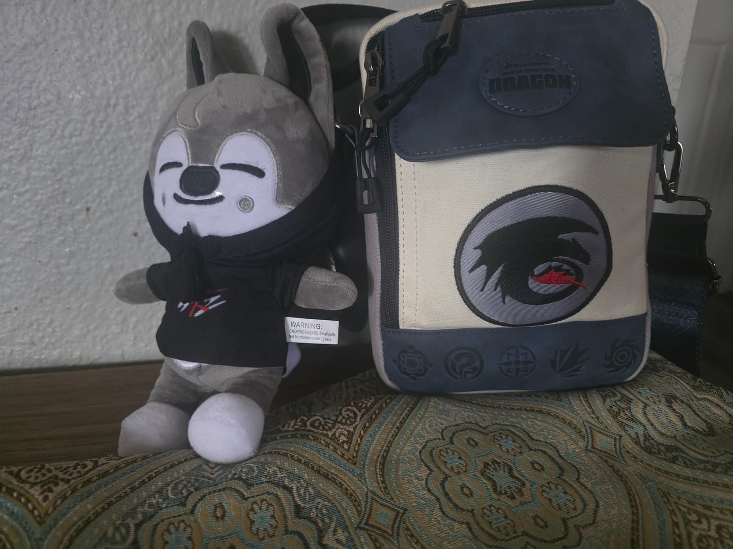 Customer photo review of Kpop Members Cartoon Character Plush Toy