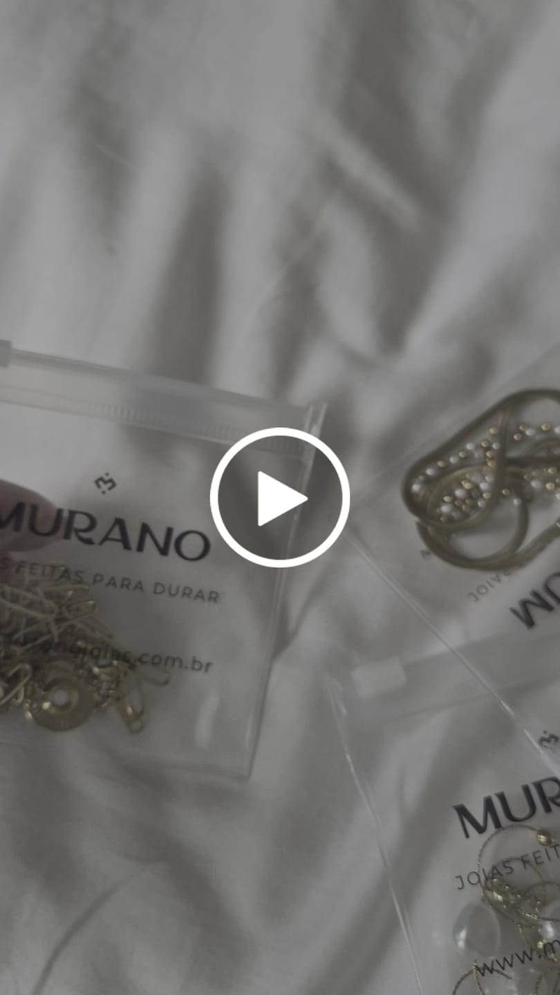Customer video review of Mix de Colares Cleópatra Banhado em Ouro 18K