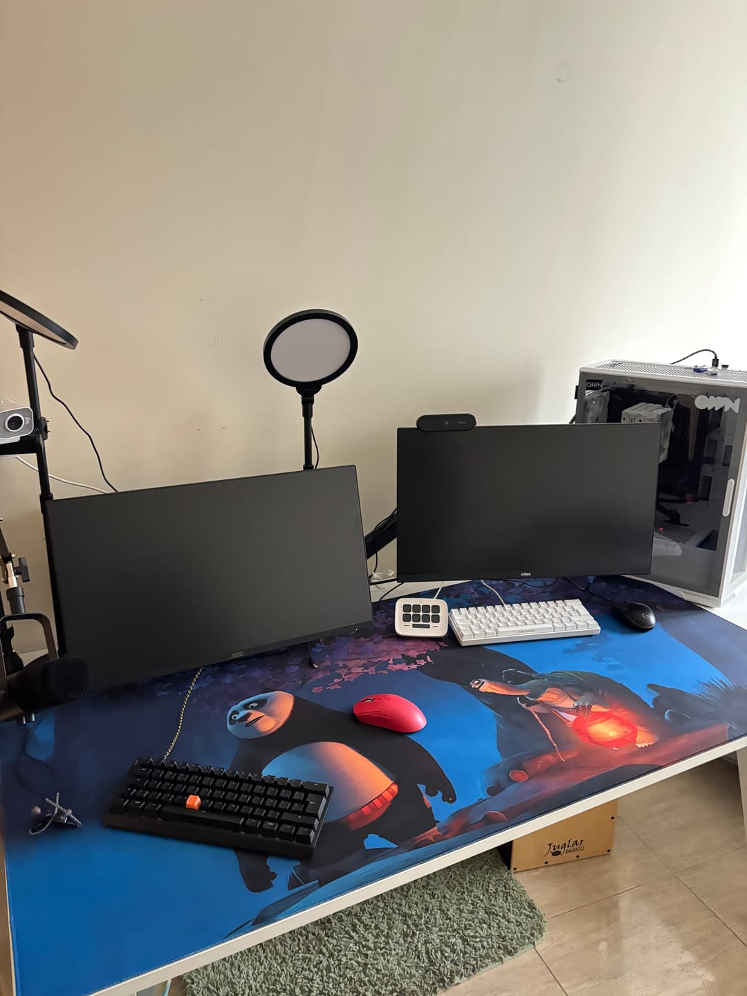 Customer photo review of Customizable Gaming Mousepad