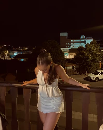 Customer photo review of FALDA SHORT VICTORIA BLANCA