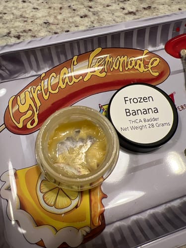 Customer photo review of Frozen Banana | THCA Badder