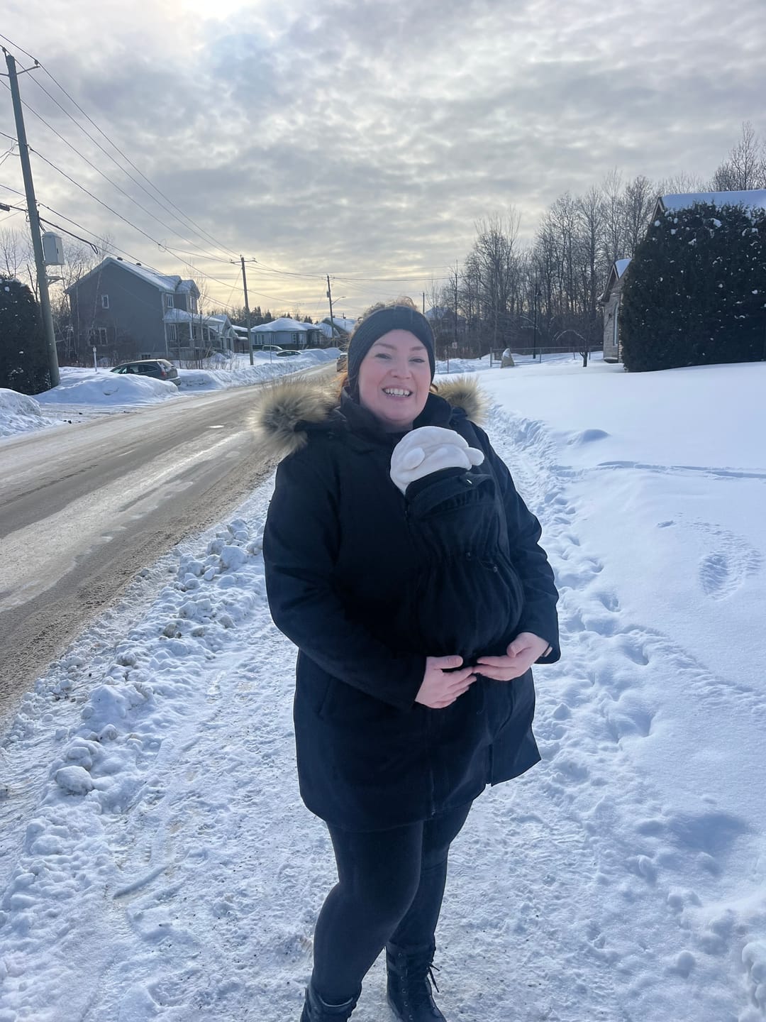 Customer photo review of Manteau d'hiver 3 en 1 avec rallonge