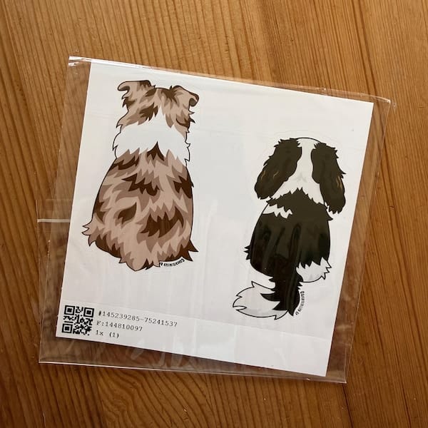 Customer photo review of Aussie Behind Sticker