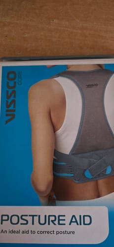 Customer photo review of Posture Aid (Moderate Support) | Ideal Aid to Correct Posture & Relieves Pain (Grey)