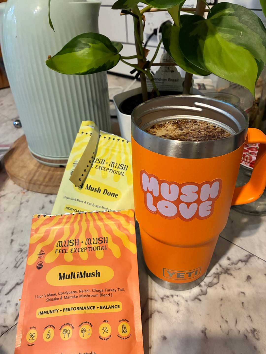 Customer photo review of Get Mush Done – Productivity & Focus Blend