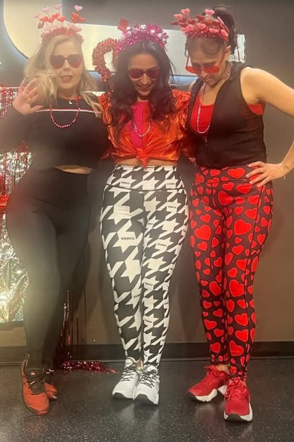 Customer photo review of Zumba Amour Z-Lift High Waisted Ankle Leggings