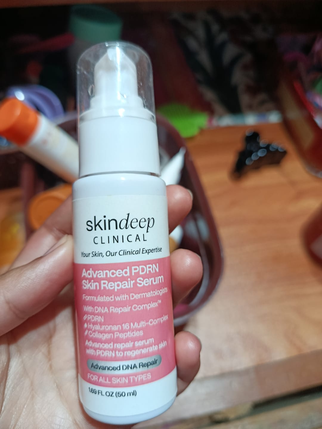 Customer photo review of Advanced PDRN Skin Repair Serum