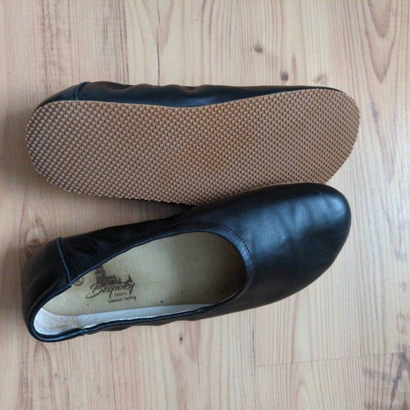 Customer photo review of Zero Drop Barefoot Sneakers – Handcrafted Leather Shoes With Wide Toe Box & Flexible Sole