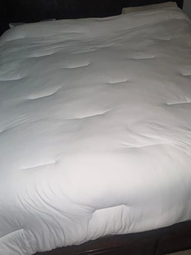 Customer photo review of MarshMellow Comforter