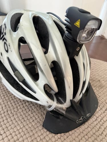 Customer photo review of MJ-900S Light Weight Mountain Bike Light