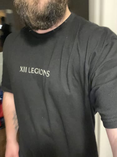 Customer photo review of PSALM 3:7 T-shirt