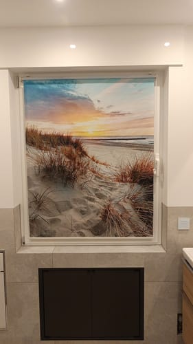 Customer photo review of Foto Rollo Klemmfix "Sonnenuntergang Ostsee"