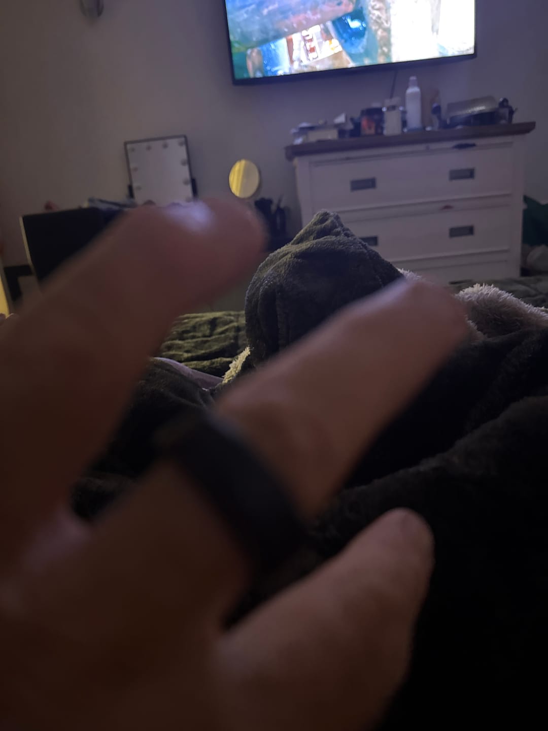 Customer photo review of The Obsidian - Silicone Ring