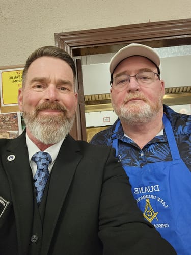 Customer photo review of Blue Black Floral Silk Tie Pocket Square Cufflinks Set