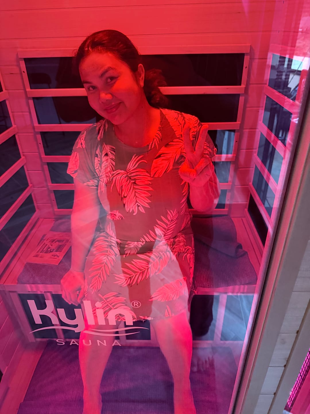 Customer photo review of Kylin Full Spectrum Low EMF Carbon Far Infrared Sauna 2 people - K8200 FS