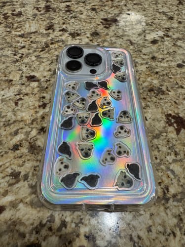 Customer photo review of Shaker Case™ with Custom Charms