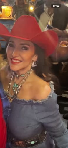 Customer photo review of Buckle Betty Earrings