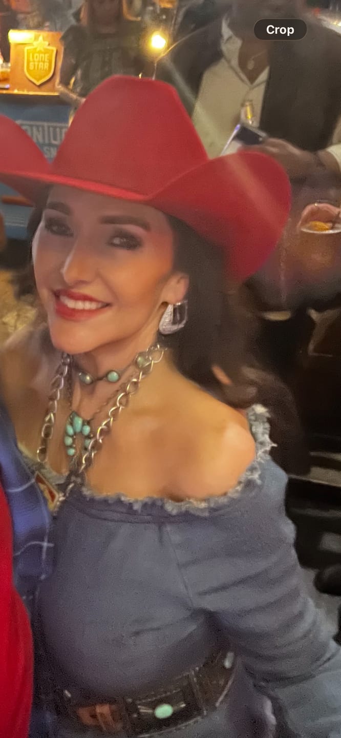Customer photo review of Buckle Betty Earrings