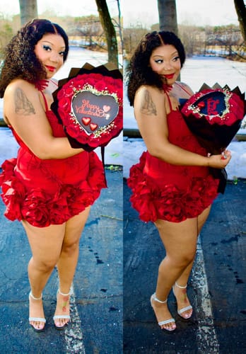 Customer photo review of Sophia Rose - Red (RESTOCKED)