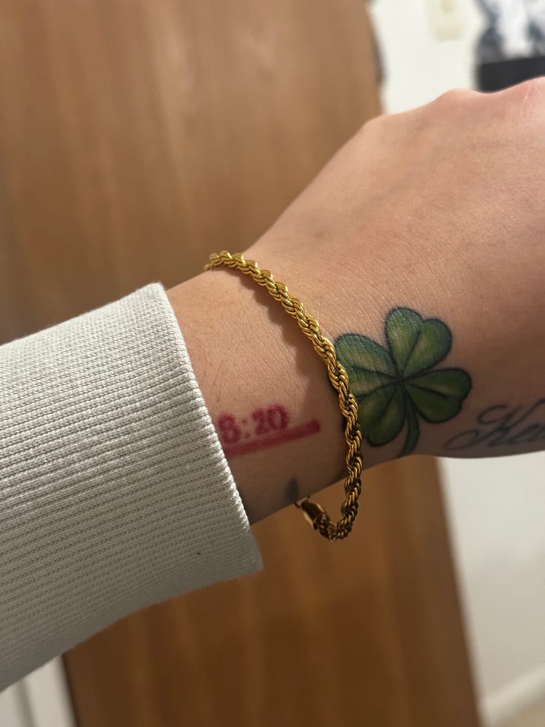 Customer photo review of Rope Chain Bracelet - 4mm