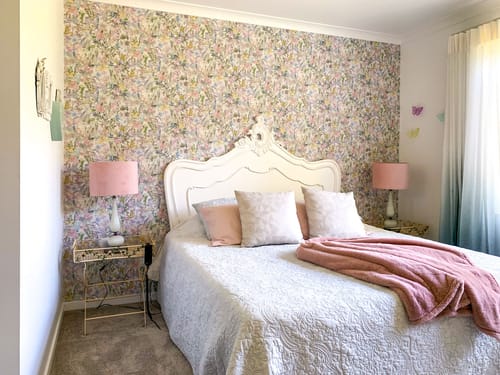 Customer photo review of Poppy Meadow Wallpaper - Rainbow