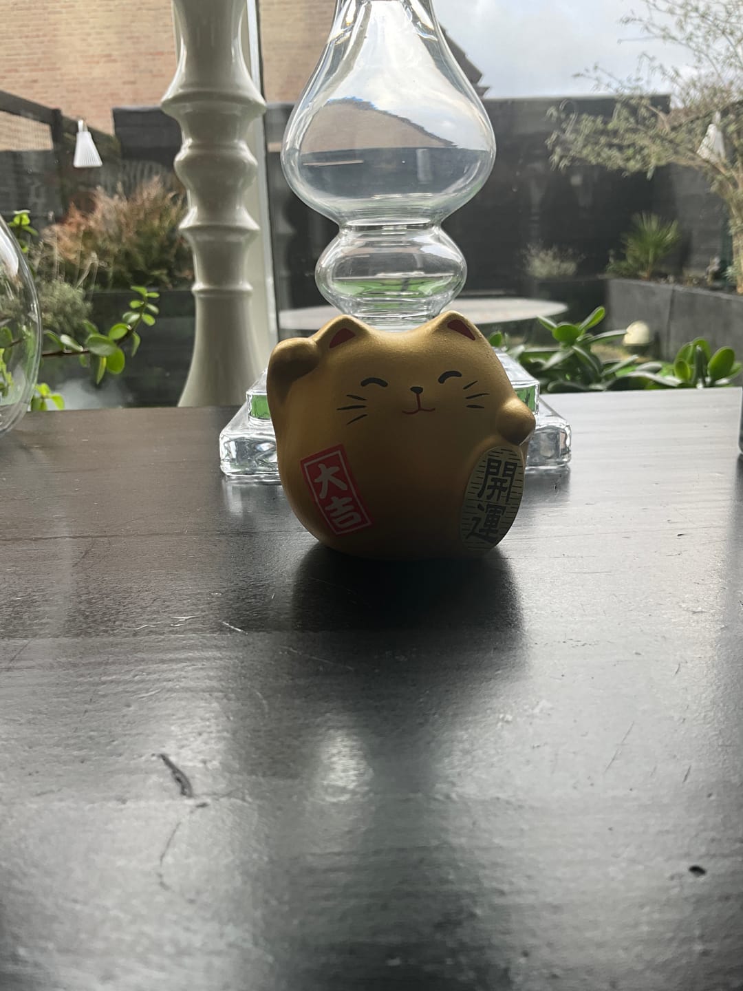 Customer photo review of Ronde Maneki Neko - Goud