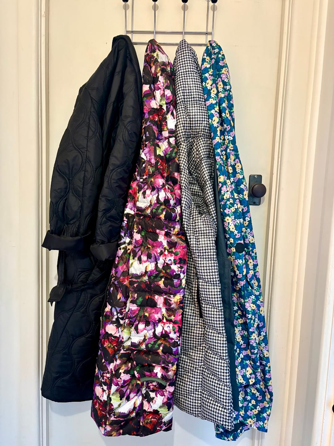Customer photo review of Lissy Women's Quilted Coat - Black