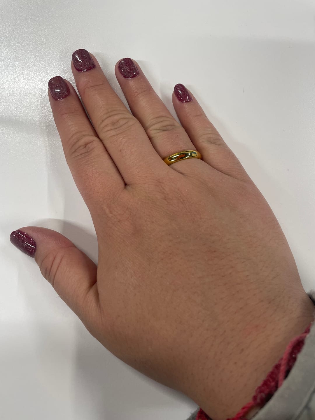 Customer photo review of Anillo Infinity - Tungsteno