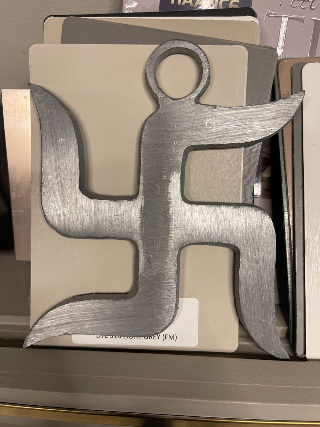 Customer photo review of Premium Zinc Swastik Vastu Remedy for Home & Office — Rust-Resistant Dosh Nivaran Symbol | Vastu Mandir