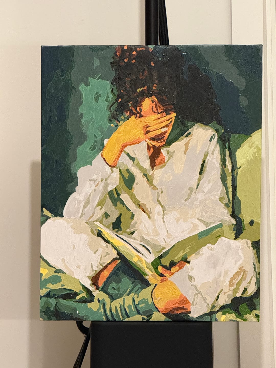 Customer photo review of Reading time | Paint by Number