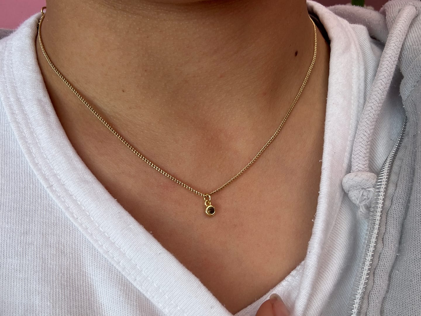 Customer photo review of Collar Birthstone Redondo