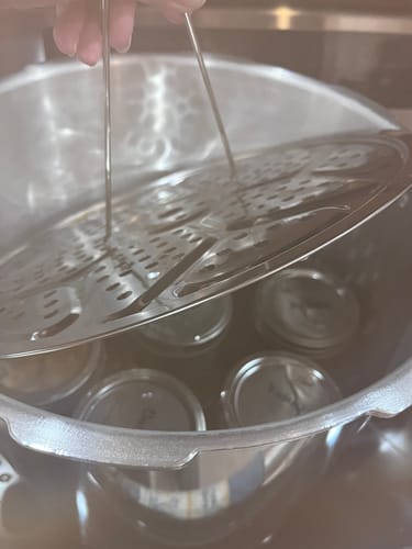 Customer photo review of Canning Rack for Pressure Canner (2 Pack)