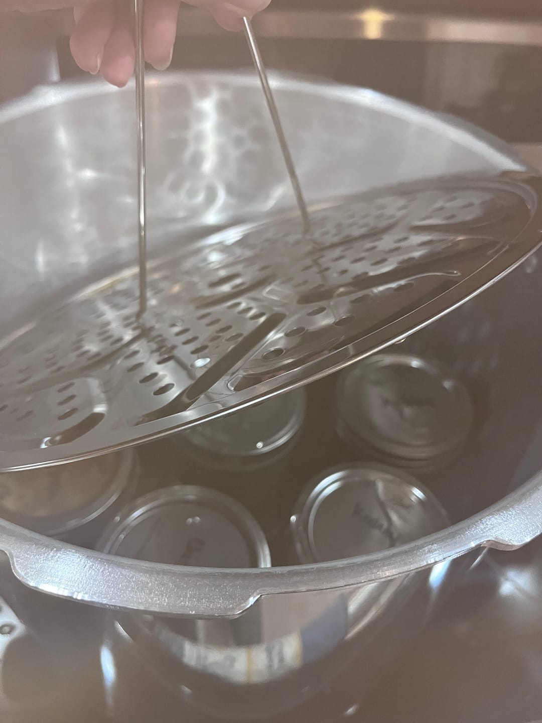 Customer photo review of Canning Rack for Pressure Canner (2 Pack)