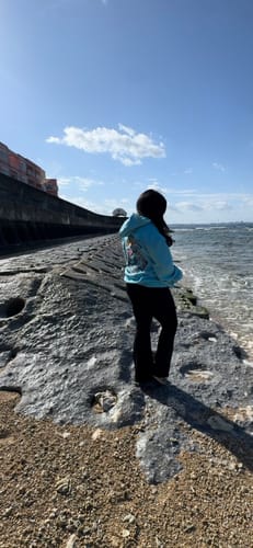 Customer photo review of Blue Whale Shark Tropics Hoodie