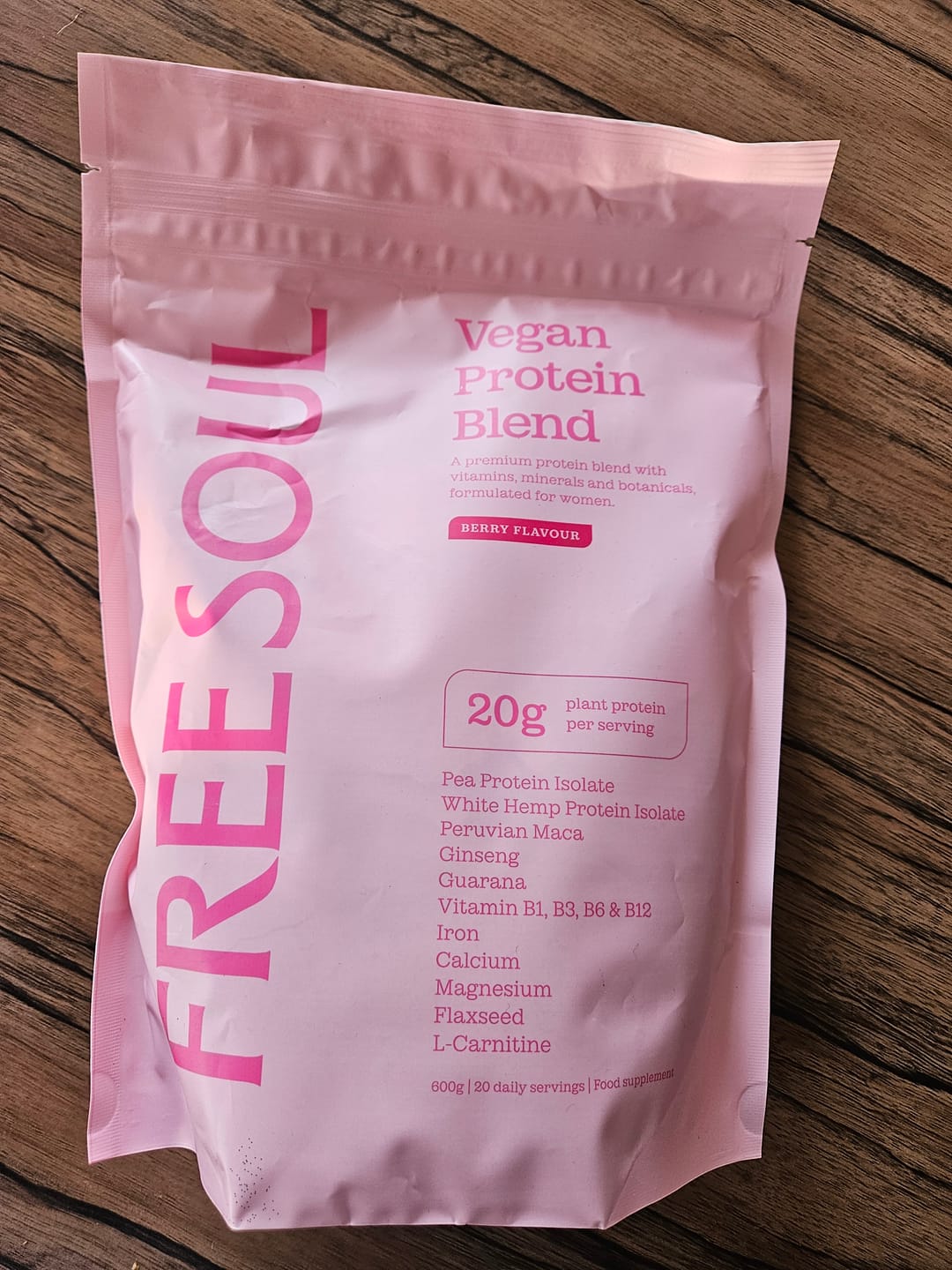 Customer photo review of Vegan Protein Blend