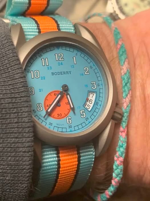 Customer photo review of VOYAGER 38 - 100M Waterproof Titanium Field Watch | 917G