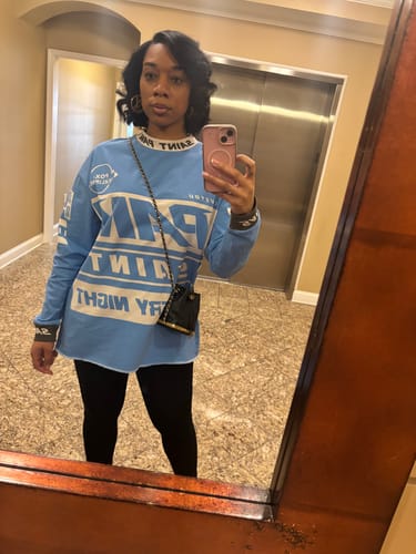 Customer photo review of Game Day Racer Top