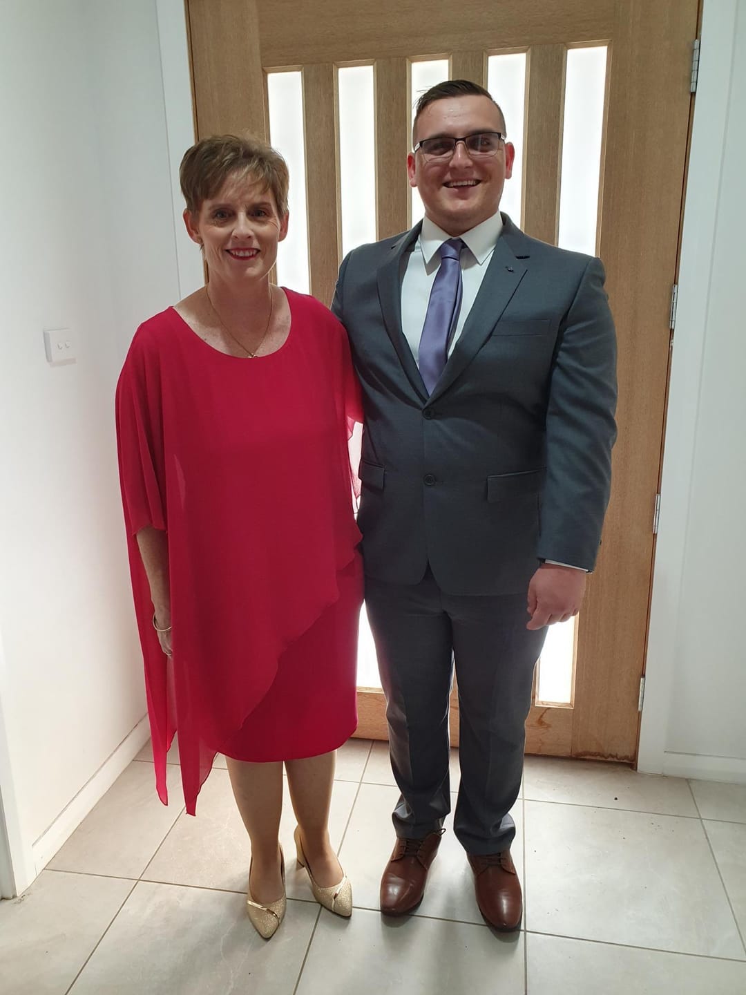Customer photo review of Renta Fuchsia Event Dress