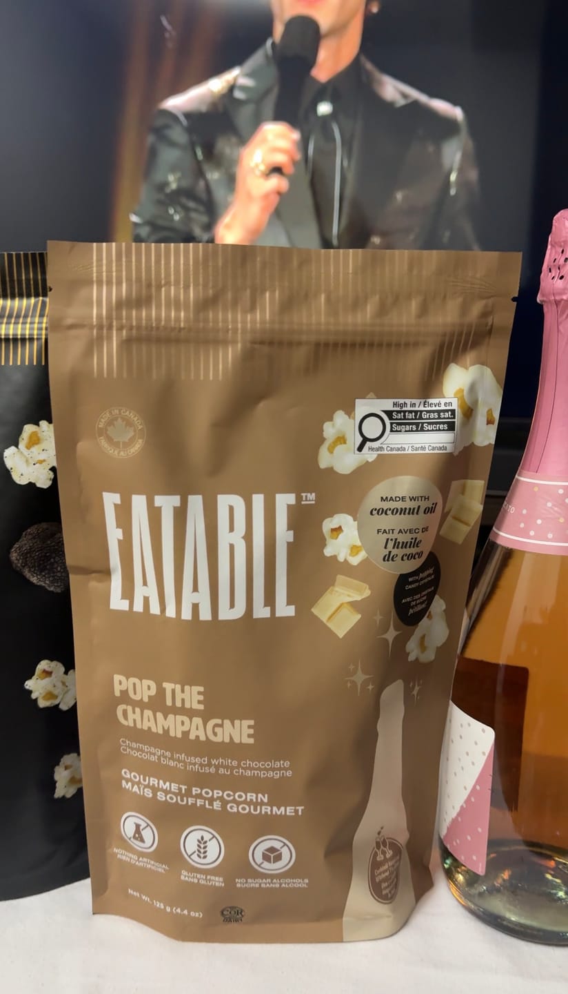 Customer photo review of Pop the Champagne (125g) - White Chocolate "Popping" Kettle Corn