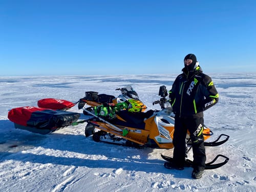 Customer photo review of Custom Carbon Ice Rod